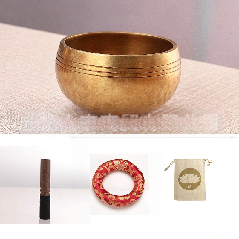Χαλκός Βουδιστικό Τραγουδιστό Μπολ για Διαλογισμό – Χειροποίητο, 220 g, Θρησκευτική Χρήση