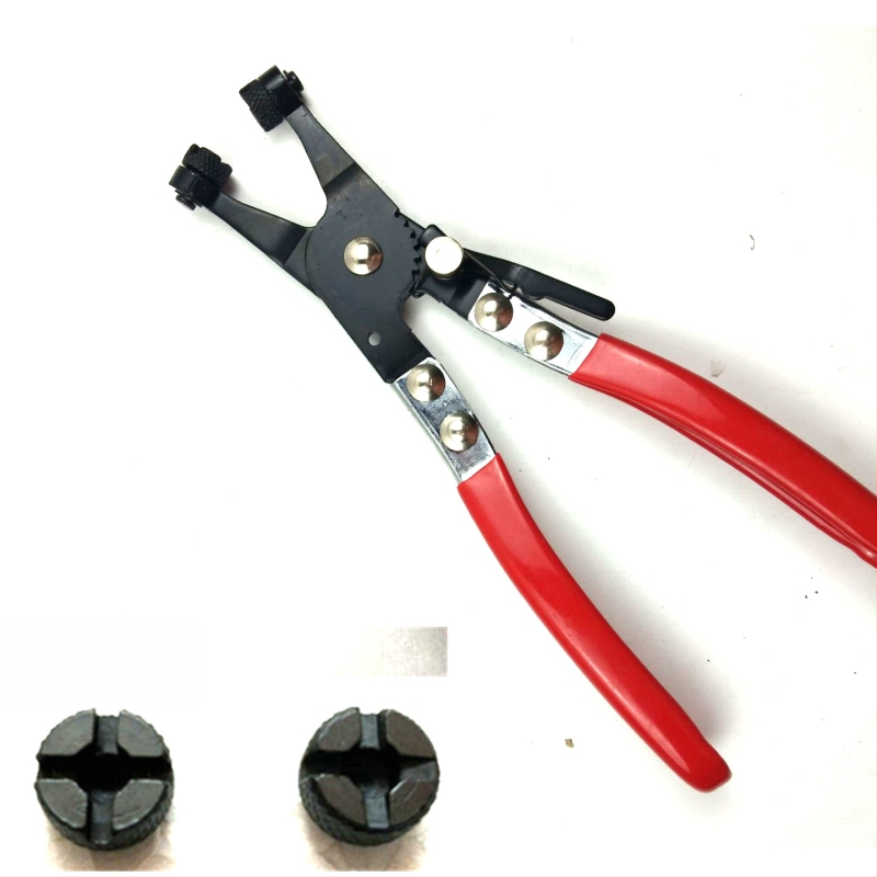 Клещи за скоби на маркуч и тръба – въглеродна стомана, за механичен ремонт