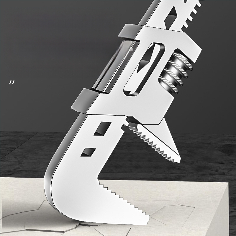 Клещи за тръби за баня с правоъгълен ъгъл и регулируеми, с голямо отваряне, хром-ванадиева стомана