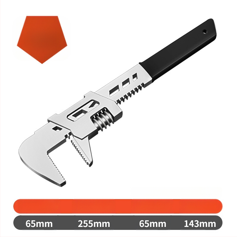 Клещи за тръби за баня с правоъгълен ъгъл и регулируеми, с голямо отваряне, хром-ванадиева стомана