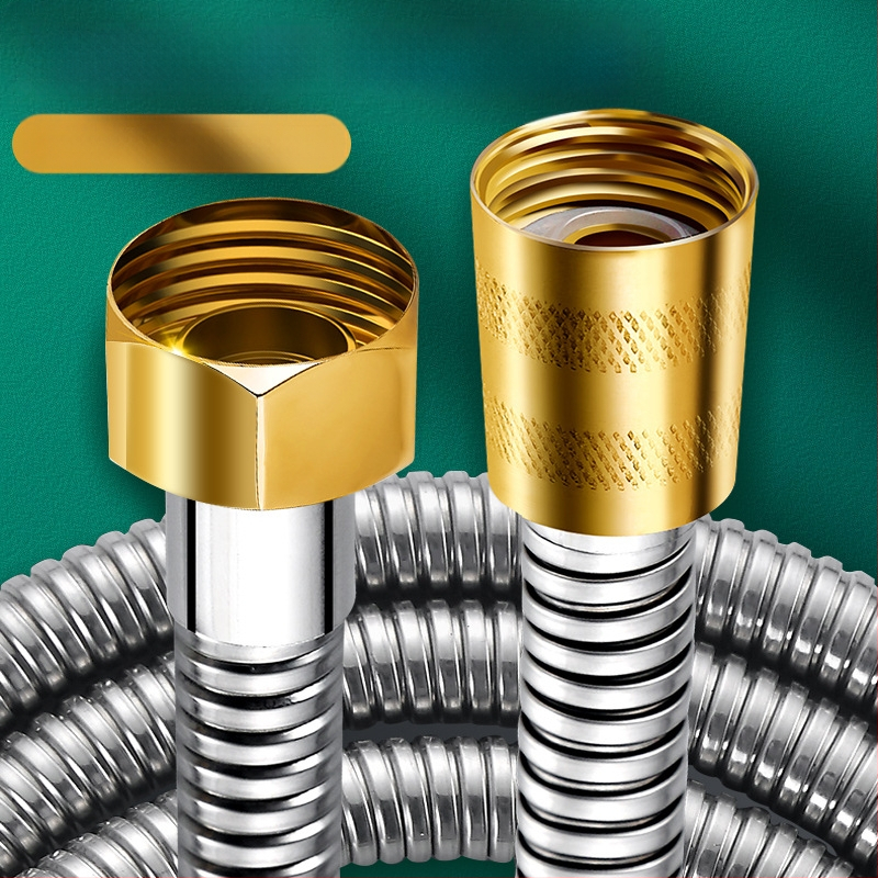 Душ маркуч, модел: душ маркуч, Материал: неръждаема стомана + метал, Монтаж: резбов, Номинално налягане: 6 MPa, Работна температура: 0–80 °C