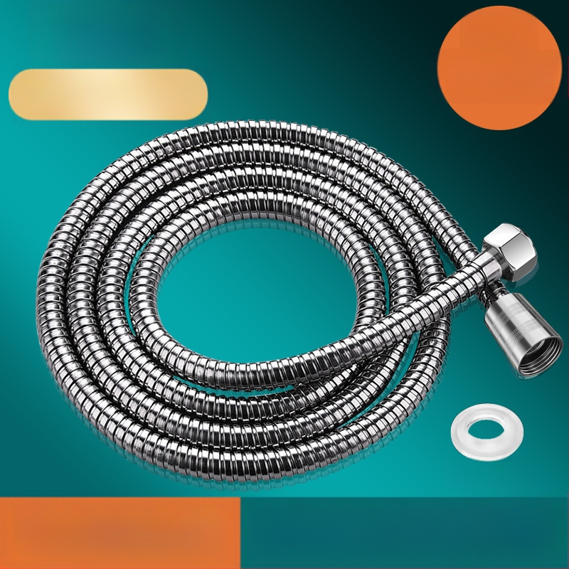 Душ маркуч, модел: душ маркуч, Материал: неръждаема стомана + метал, Монтаж: резбов, Номинално налягане: 6 MPa, Работна температура: 0–80 °C