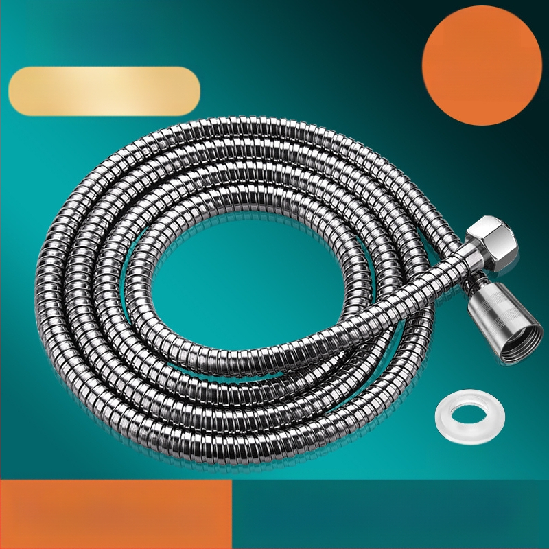 Душ маркуч, модел: душ маркуч, Материал: неръждаема стомана + метал, Монтаж: резбов, Номинално налягане: 6 MPa, Работна температура: 0–80 °C