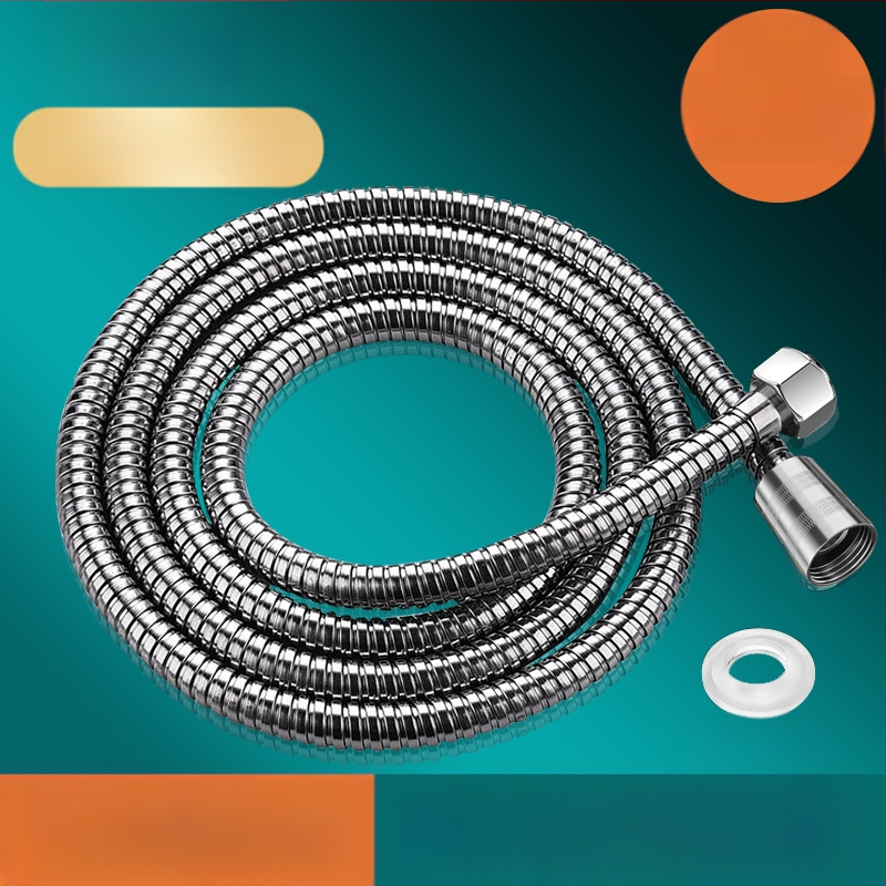 Душ маркуч, модел: душ маркуч, Материал: неръждаема стомана + метал, Монтаж: резбов, Номинално налягане: 6 MPa, Работна температура: 0–80 °C