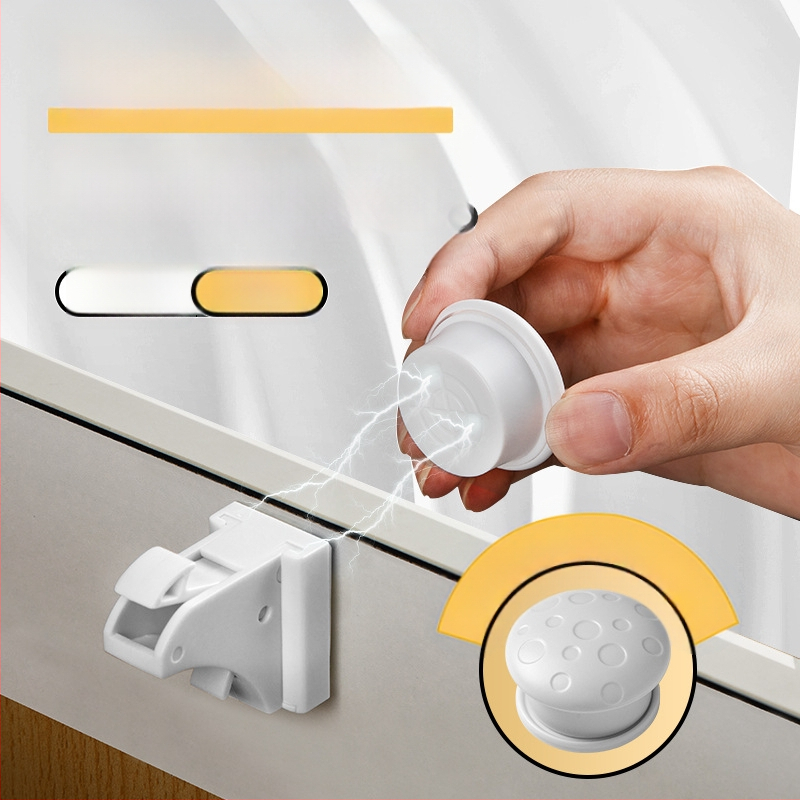 Заключалка за чекмеджета – модел z-drawer lock, ABS материал, за чекмеджета, модерен и семпъл стил, Levy Poetry