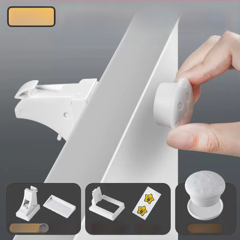 Заключалка за чекмеджета – модел z-drawer lock, ABS материал, за чекмеджета, модерен и семпъл стил, Levy Poetry