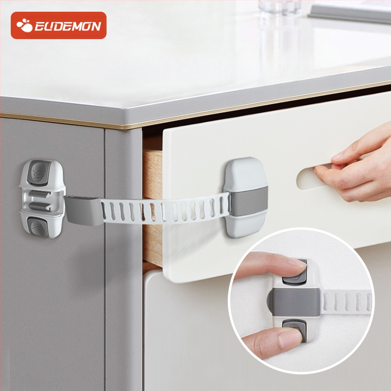 Κλειδαριά ασφαλείας για παιδιά για ντουλάπες, πόρτες και συρτάρια με προστασία από πιάσιμο — μάρκα Yumman`s sincerity