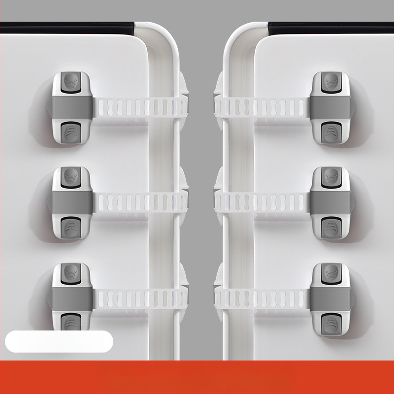 Κλειδαριά ασφαλείας για παιδιά για ντουλάπες, πόρτες και συρτάρια με προστασία από πιάσιμο — μάρκα Yumman`s sincerity