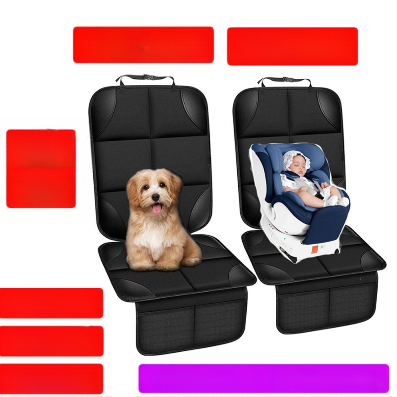 Automašīnas sēdekļa aizsargs ar pretslīdējošu un nolietošanās pretestību visām sezonām; materiāli: Oxford audums, pearl cotton, ādas pretslīdes tīkls; personalizēts logotips; zīmols JF