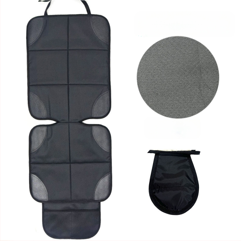 Automašīnas sēdekļa aizsargs ar pretslīdējošu un nolietošanās pretestību visām sezonām; materiāli: Oxford audums, pearl cotton, ādas pretslīdes tīkls; personalizēts logotips; zīmols JF