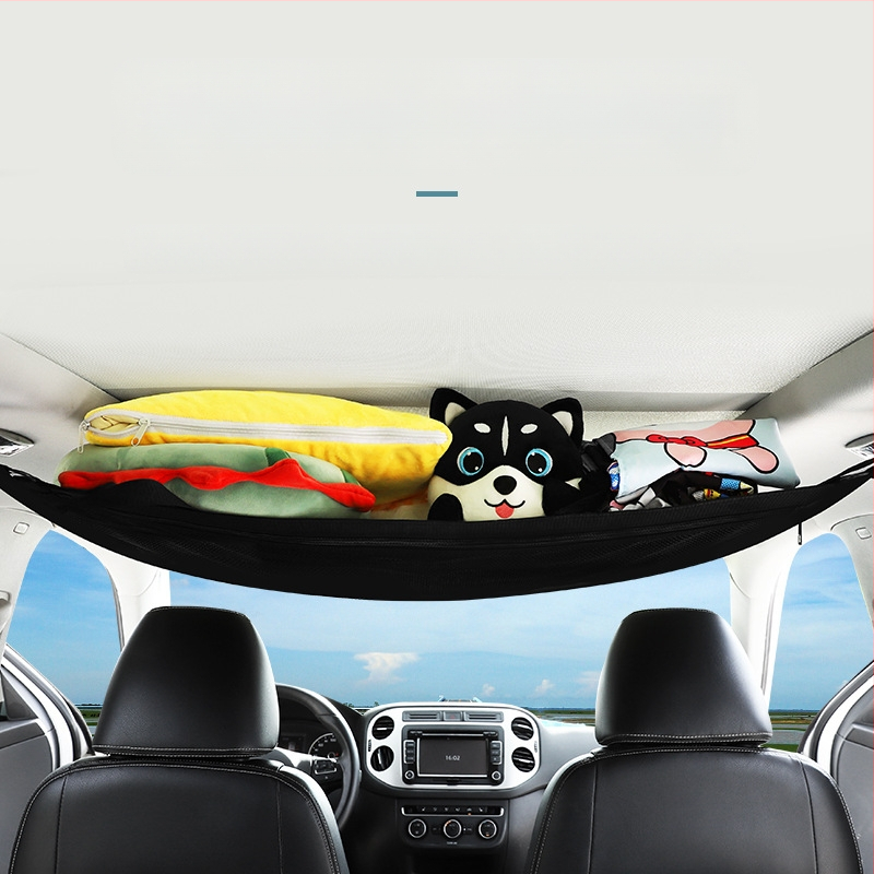 Τσάντα αποθήκευσης αυτοκινήτου – Διπλού στρώματος με ελαστικό πλέγμα, κρεμάμενος οργανωτής πόρτας (καθολική)