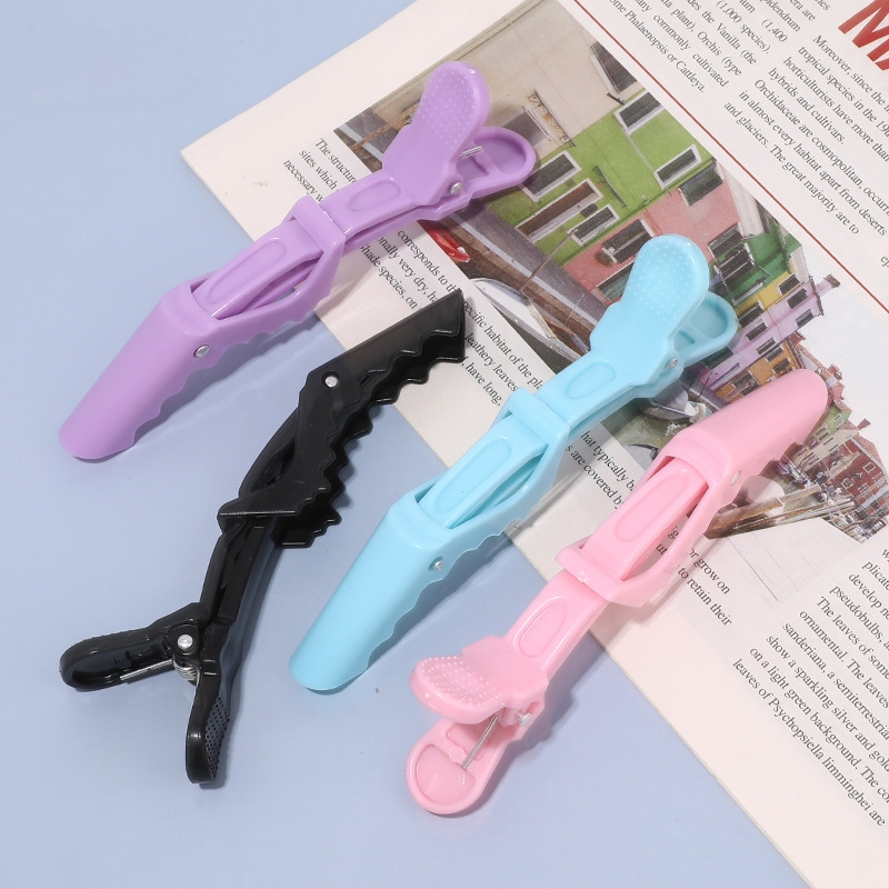 Yizulian 5 τεμάχια κλιπ μαλλιών σε σχήμα κροκοδειλίου για τοποθέτηση και διαχωρισμό μαλλιών