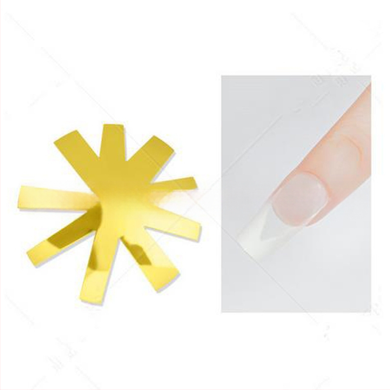 Liwei Εργαλεία μανικιούρ — Ανοξείδωτη πλάκα για γαλλικό μανικιούρ, μορφή/μοντέλο φόρμας, για δημιουργία κρυσταλλικού μανικιούρ