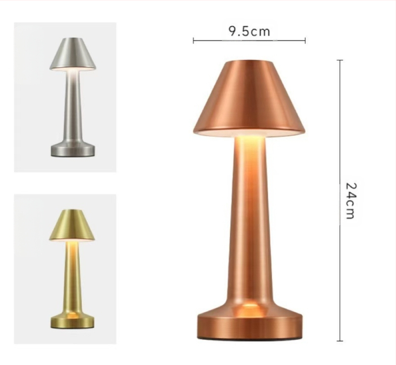 LED светлина под формата на гиря (скандинавски стил, метален корпус) с нощно и амбиентно осветление, до 36V, CE сертифицирана