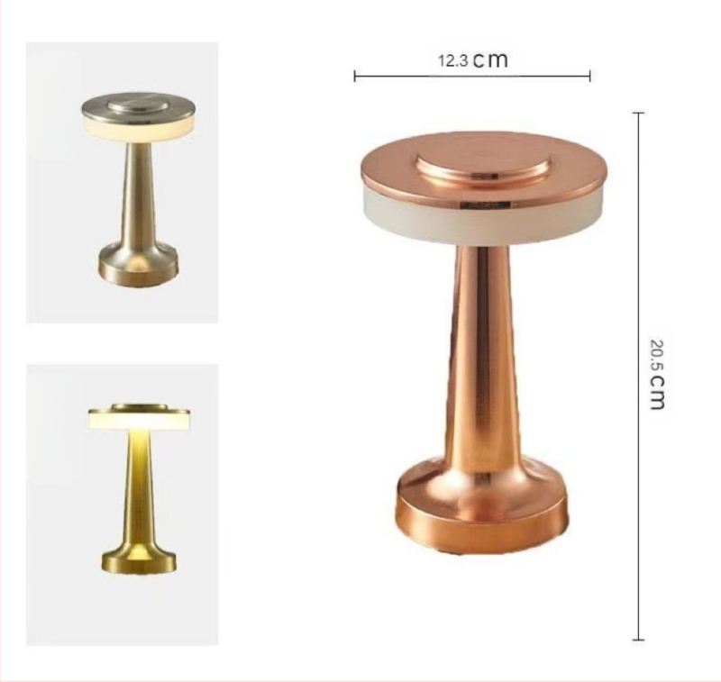 LED светлина под формата на гиря (скандинавски стил, метален корпус) с нощно и амбиентно осветление, до 36V, CE сертифицирана