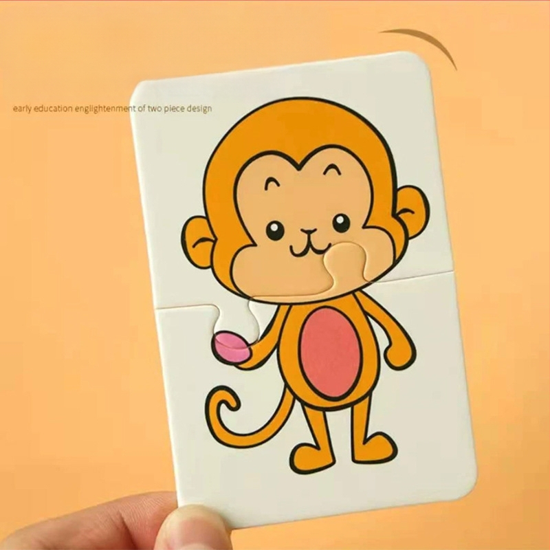 Trīsdimensiju puzles kartes zīdaiņiem 0-3 gadiem, papīra materiāls, DIY draudzīgi, daudzfunkcionālas