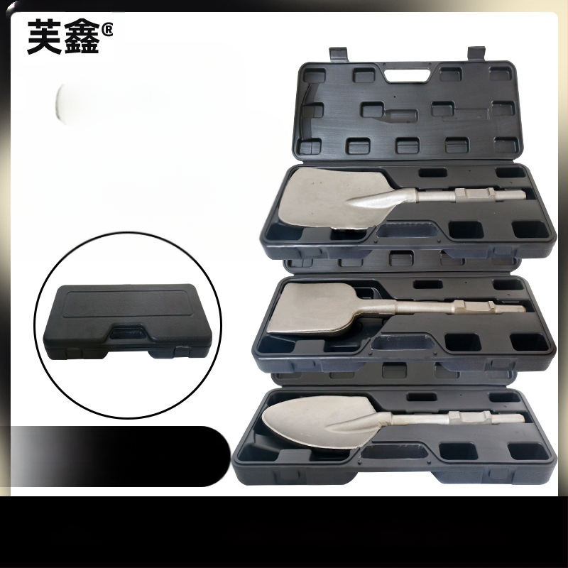 65A Електрическа кирка с разширена глава на лопатата и удебелено острие — шестоъгълна дръжка, Fu Xin