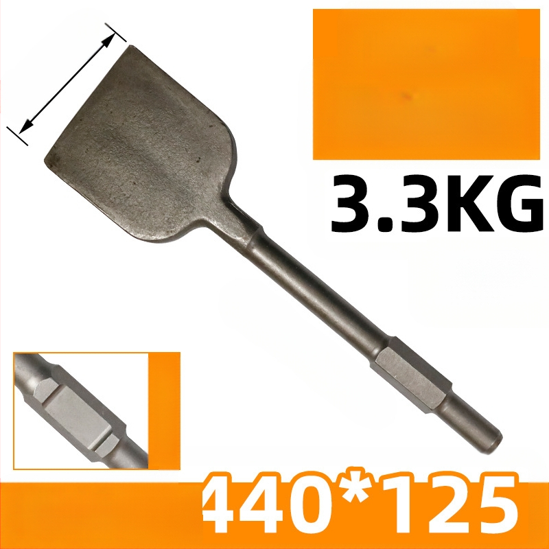 65A Електрическа кирка с разширена глава на лопатата и удебелено острие — шестоъгълна дръжка, Fu Xin