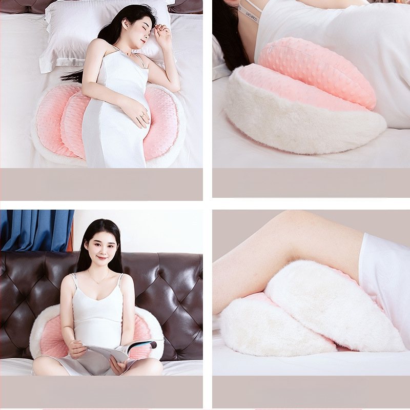 U-veida grūtnieču spilvens – atbalsts viduklim un vēderam, pildījums no poliestera šķiedras, vāciņš no ķīmiskām šķiedrām, pielāgojams
