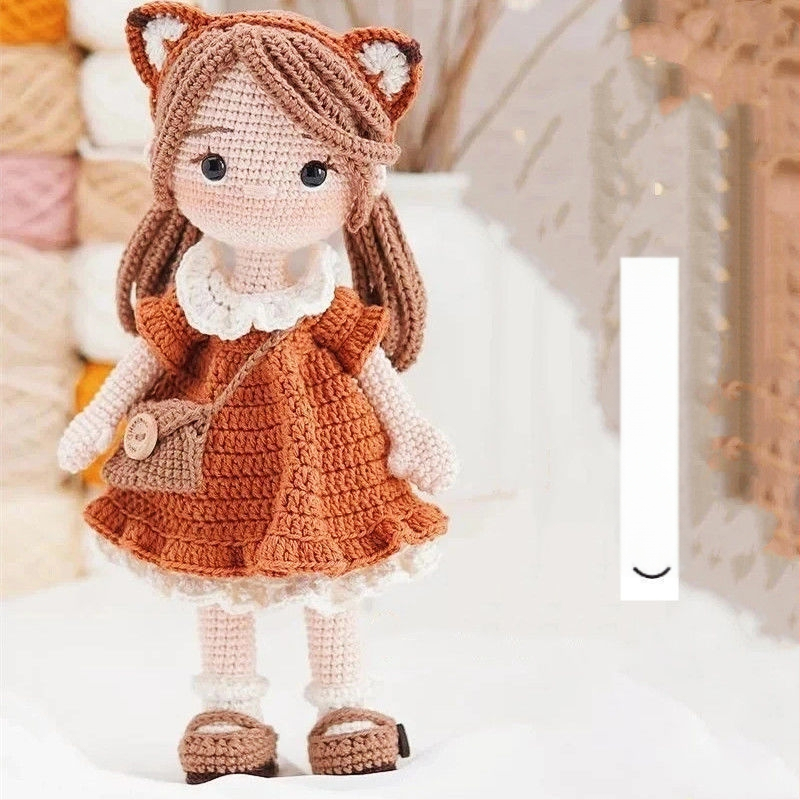 DIY комплект за плетене с кука — украса за кукла вещица; Марка: Aibang; Процес на завъртане: Друг; Форма на преждата: друга; Основна цел: Плетиво