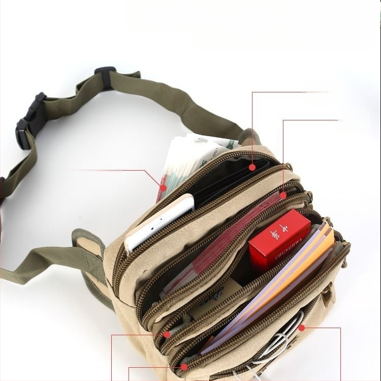 Vīriešu džinsa jostas somiņa – elpojoša, pilsētas stila, burtiem raksts, poliestera oderējums