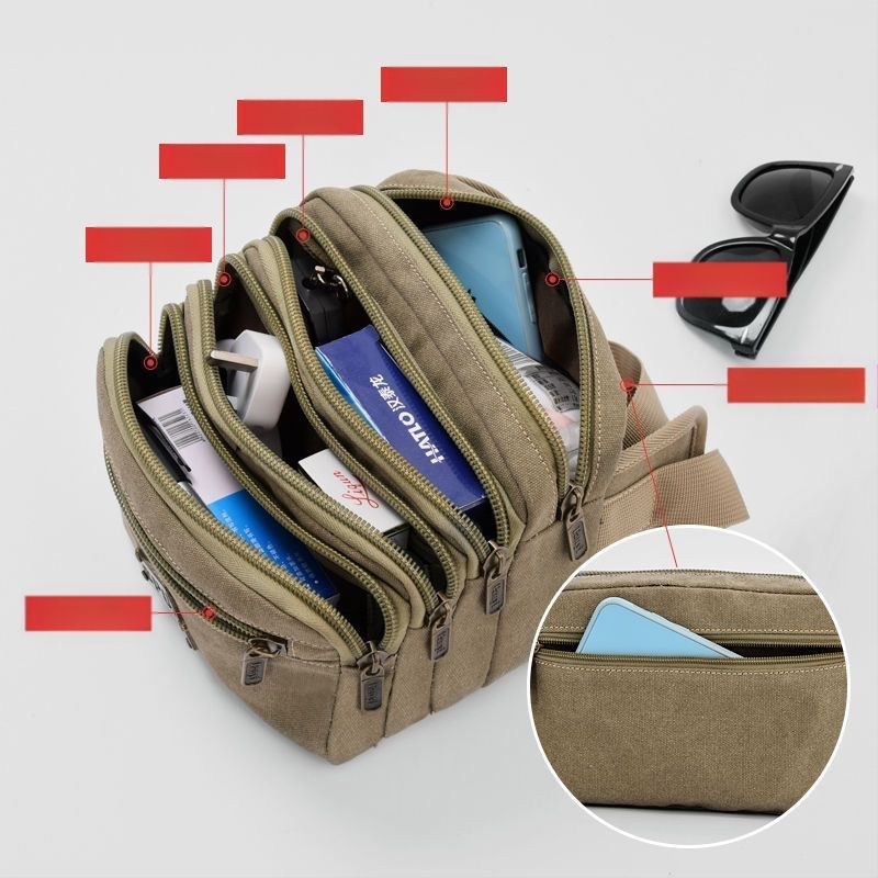 Vīriešu džinsa jostas somiņa – elpojoša, pilsētas stila, burtiem raksts, poliestera oderējums