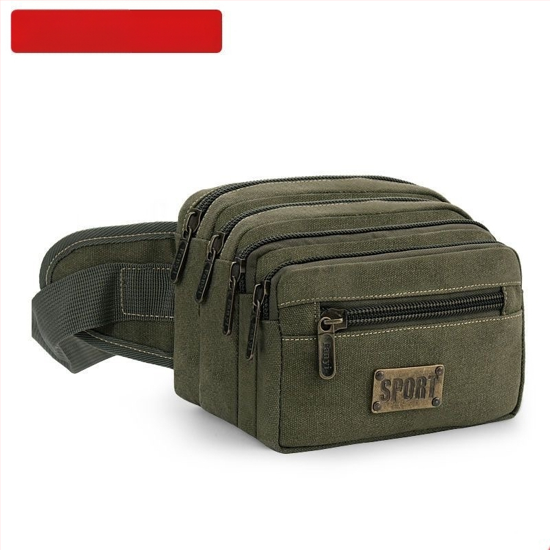 Vīriešu džinsa jostas somiņa – elpojoša, pilsētas stila, burtiem raksts, poliestera oderējums