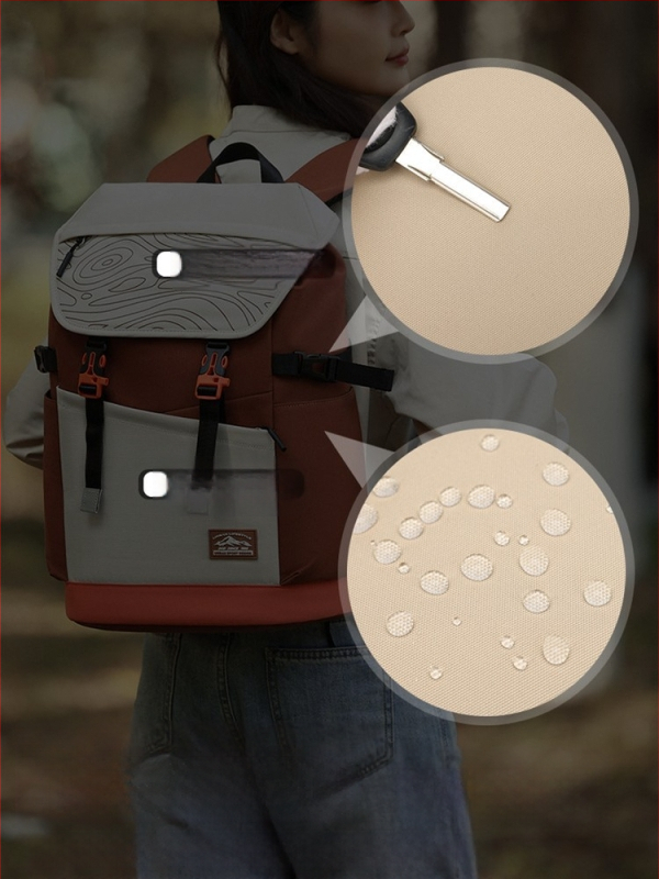 Unisex lielas ietilpības neilona mugursoma brīvdabas ceļojumiem, muguras aizsardzība, 36–55L, gaisa spilvenu siksnas, pilsētas vienkāršs stils, koledžas/izglītības soma