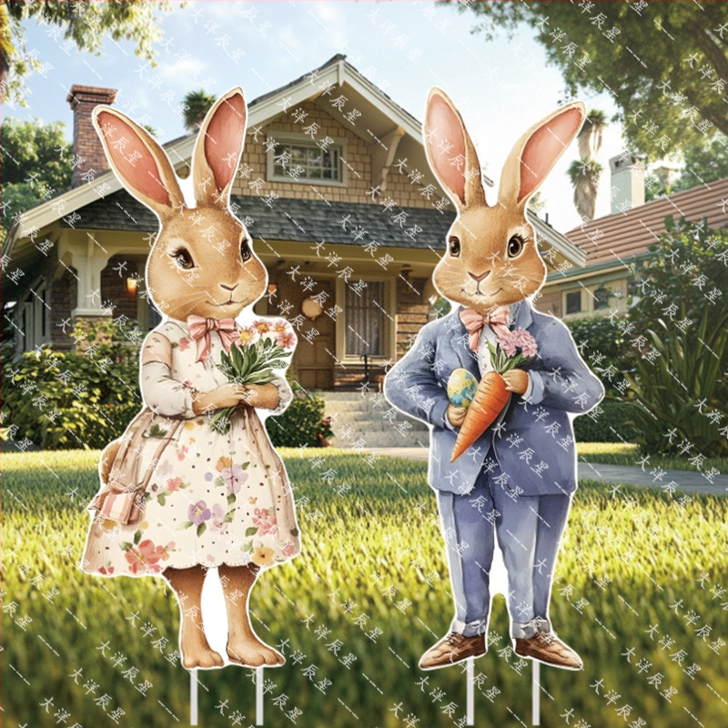 Πασχαλινό σημάδι αυλής (Πασχαλινή κάρτα; Μάρκα Ocean; Σκοπός: Διακόσμηση αυλής για το Πάσχα)