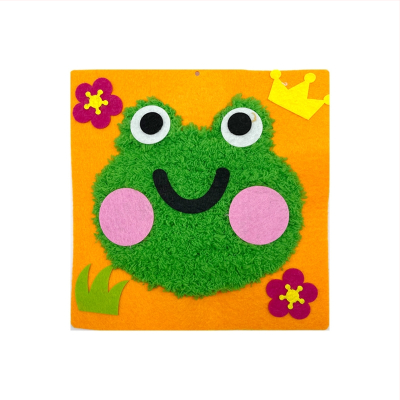 DIY materiālu komplekts bērniem – no non-woven fabric; attīsta redzi, kognitīvo attīstību un smalko motoriku; piemērots vecumam 7–14 gadi