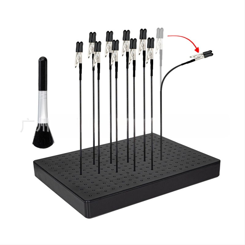Гъвкав комплект за боядисване на модели: клип за боядисване и подиум (Материал: метална гъвкава пръчка; Бранд: POKE; Опаковка: Друг; Гумено покритие: конектор и краища; Произход: Домашен)