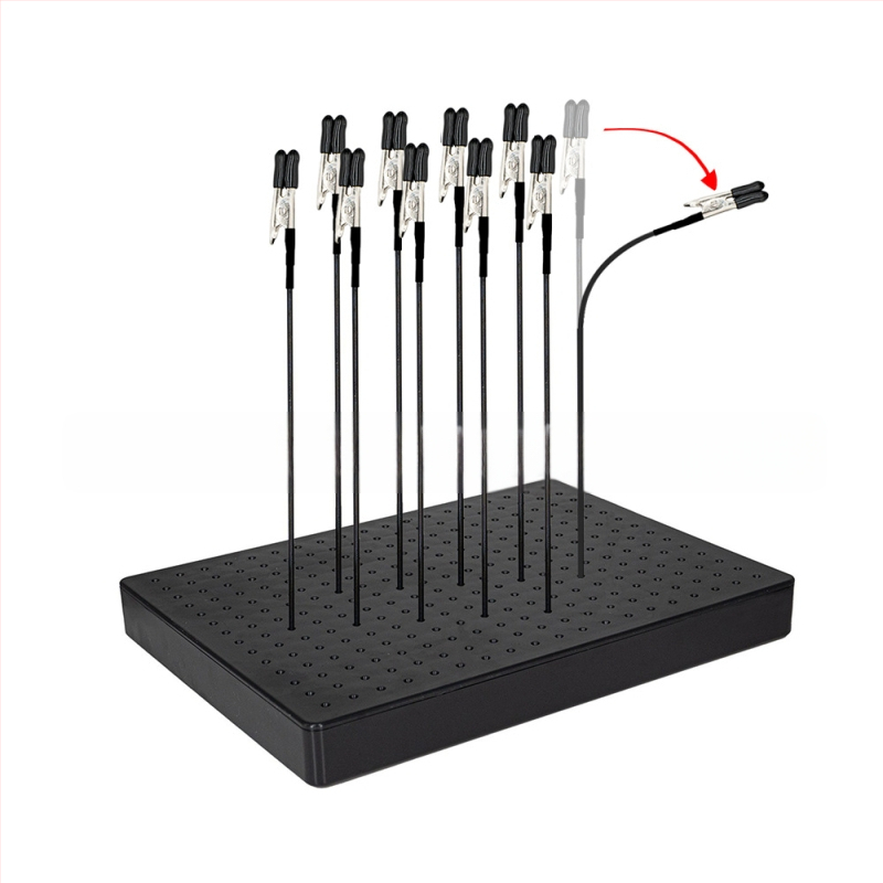 Гъвкав комплект за боядисване на модели: клип за боядисване и подиум (Материал: метална гъвкава пръчка; Бранд: POKE; Опаковка: Друг; Гумено покритие: конектор и краища; Произход: Домашен)