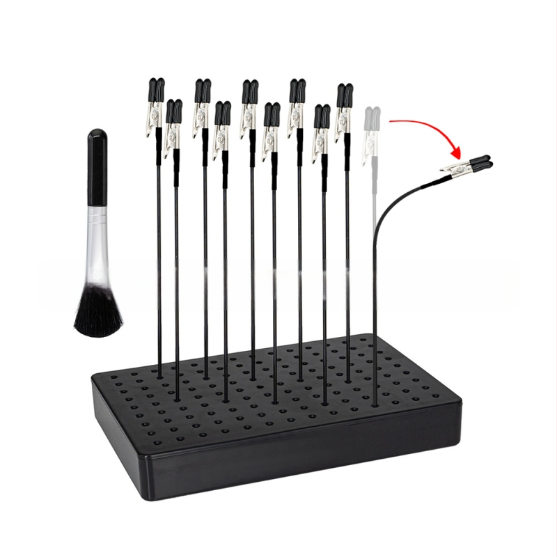 Гъвкав комплект за боядисване на модели: клип за боядисване и подиум (Материал: метална гъвкава пръчка; Бранд: POKE; Опаковка: Друг; Гумено покритие: конектор и краища; Произход: Домашен)