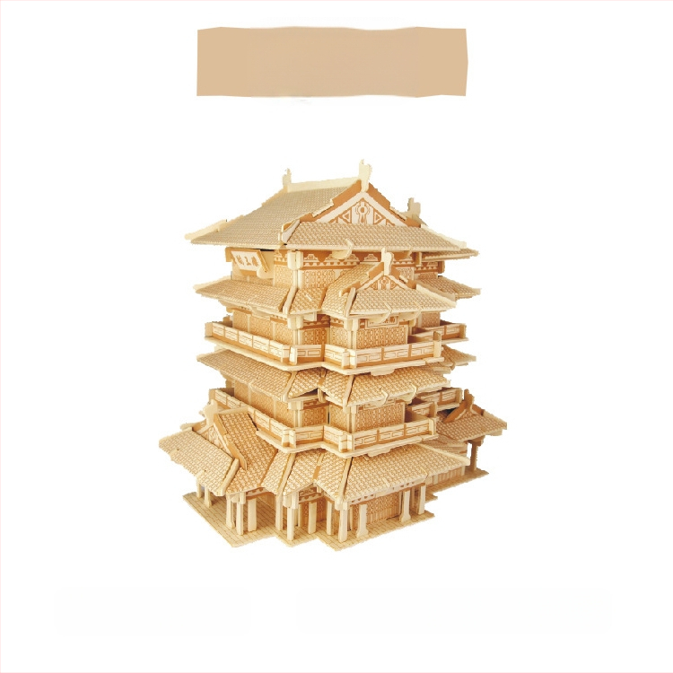 Koka 3D puzle bērniem vecumā 7–14 gadi.