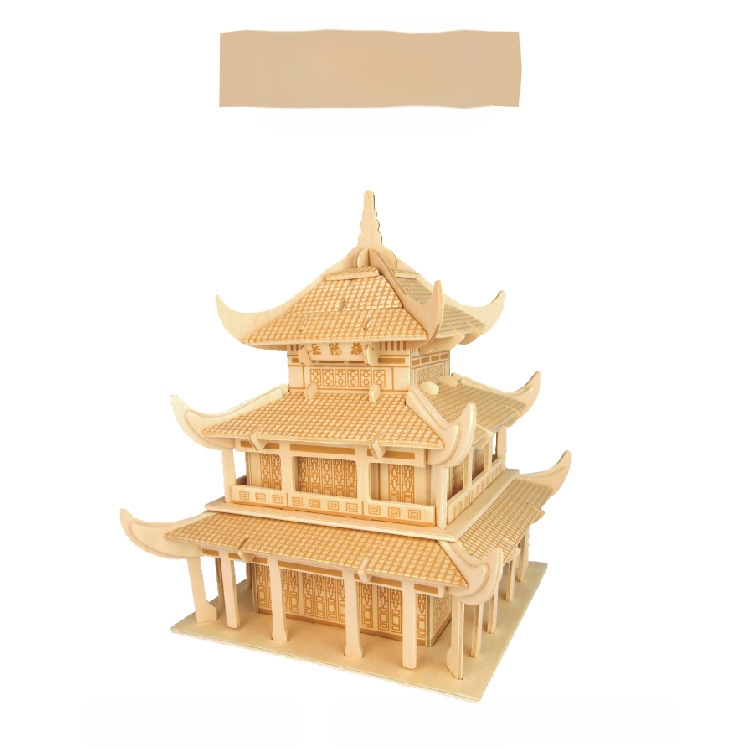 Koka 3D puzle bērniem vecumā 7–14 gadi.