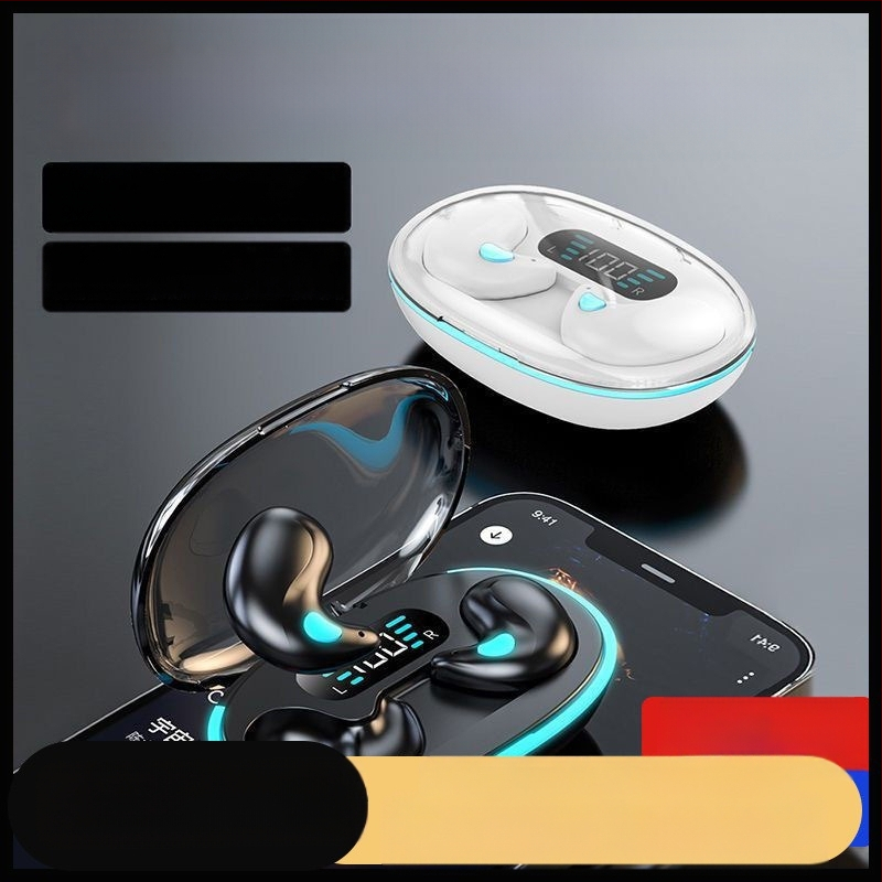 Ultra plānas mini bezvadu Bluetooth austiņa, in-ear dizains, Bluetooth 5.0, 10 m diapazons, stereo zvani, ūdensizturīga