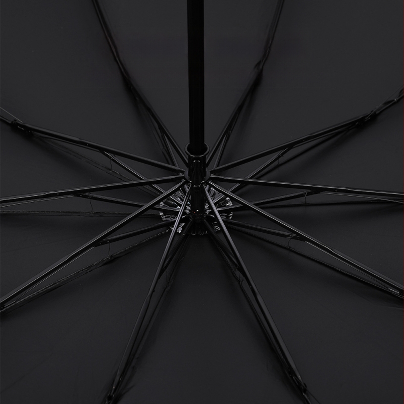 Ομπρέλα για δύο με δέκα ράβδες, χειροκίνητο άνοιγμα, σιδερένιες ράβδες και στύλος, UV προστασία UPF>50
