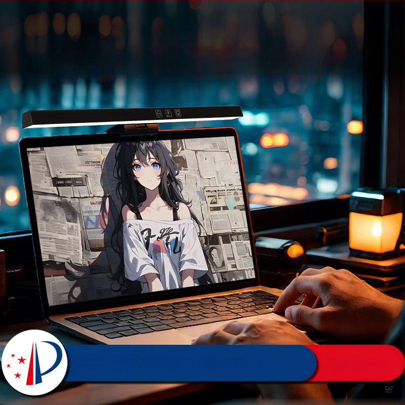 LED лампа за закачване на екран с USB захранване, докосване за регулиране на яркостта, защита на очите, интелигентно управление, асиметричен източник на светлина