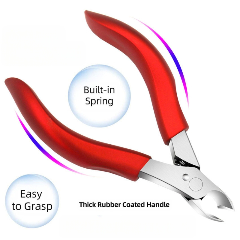 Клипсери за нокти с вътрешен пружинен механизъм, диагонално рязане, неръждаема стомана, марка Baisibang