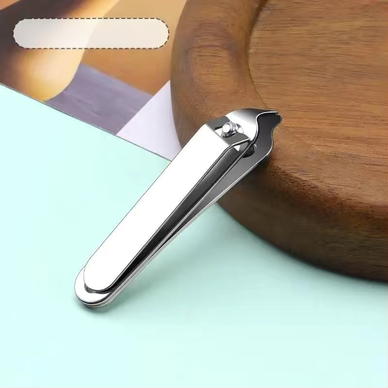 Портативен комплект за грижа: резачка за нокти и лъжичка за уши — неръждаема и въглеродна стомана, плосък и наклонен връх за нокти, клещи за канали по нокътя и многофункционални пинсети