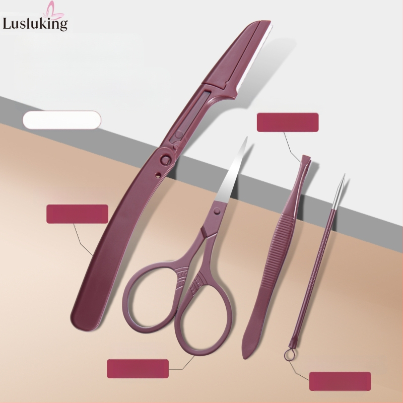 Nagakääride komplekt – roostevabast terasest ja süsinikterasest; surnud naha eemaldamise fail; küünte pinna lihvimisinstrument; küünte lõikusseadmete komplekt; Lusluking