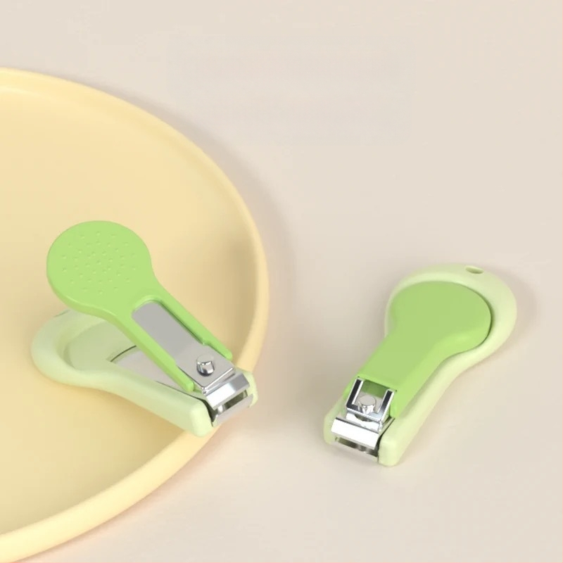 Σετ κοπτών νυχιών μωρού με προστατευτικό σχεδιασμό για νεογνά – πλαστικό και ανοξείδωτο ατσάλι, ασφαλές σετ φροντίδας βρεφών