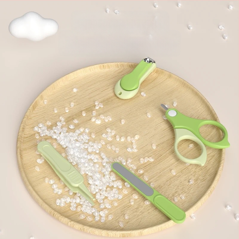 Σετ κοπτών νυχιών μωρού με προστατευτικό σχεδιασμό για νεογνά – πλαστικό και ανοξείδωτο ατσάλι, ασφαλές σετ φροντίδας βρεφών