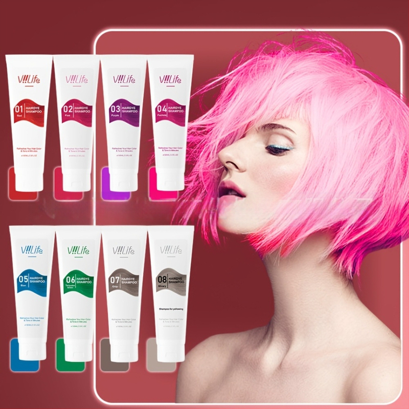 Viilife Σαμπουάν σταθεροποίησης χρώματος και κρέμα βαφής μαλλιών για άνδρες και γυναίκες