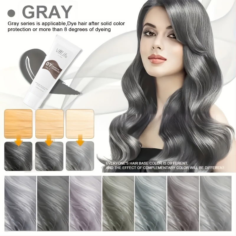 Viilife Σαμπουάν σταθεροποίησης χρώματος και κρέμα βαφής μαλλιών για άνδρες και γυναίκες