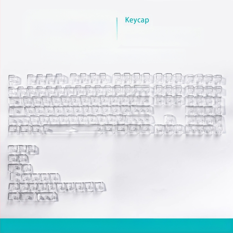 Readson átlátszó PC keycap mechanikus billentyűzethez, oldal- és felül gravírozott.
