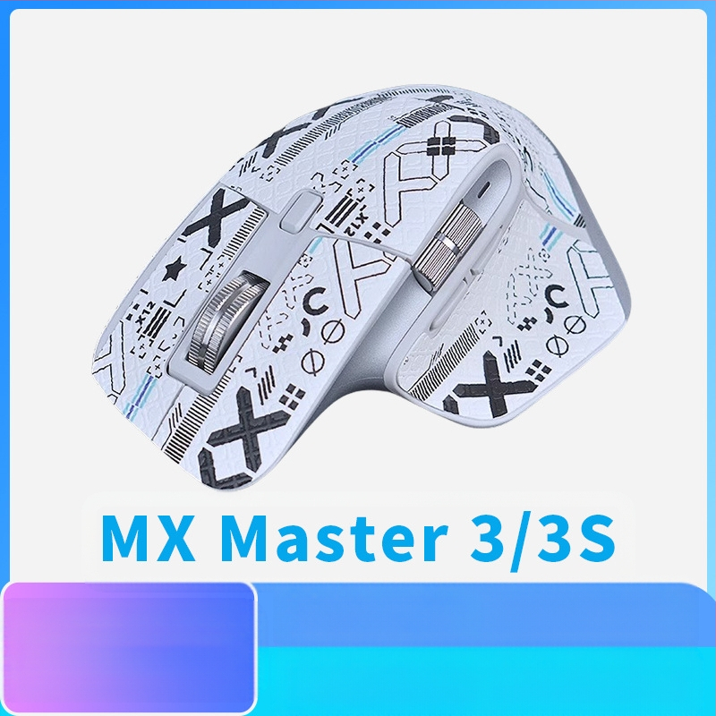 Антихлъзгаща се лепенка за мишка MX3 – LA Leather, съвместима с Logitech MX3, пусната през 2024, машинна обработка