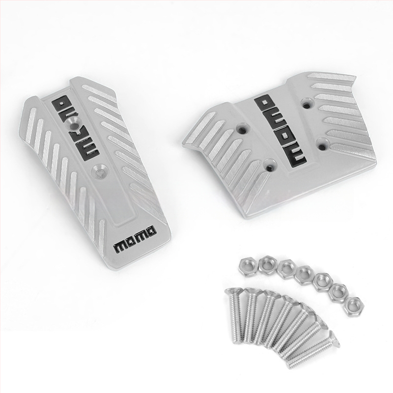 Always red σετ ποδιών αυτοκινήτου από κράμα αλουμινίου για γκάζι και φρένο – καθολική εφαρμογή, προσαρμοστικό