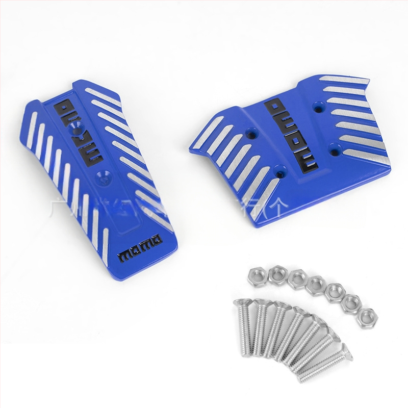 Always red σετ ποδιών αυτοκινήτου από κράμα αλουμινίου για γκάζι και φρένο – καθολική εφαρμογή, προσαρμοστικό