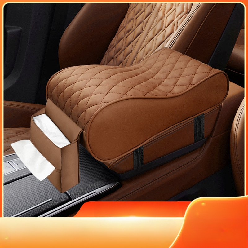 Automašīnas centrālais roktura spilvens no atmiņas putām, universāla saderība, aizsargājošs vāciņš, vilnas pildījums, ārējais materiāls – dabiskas šķiedras, BYD saderīgs, karikatūras stils